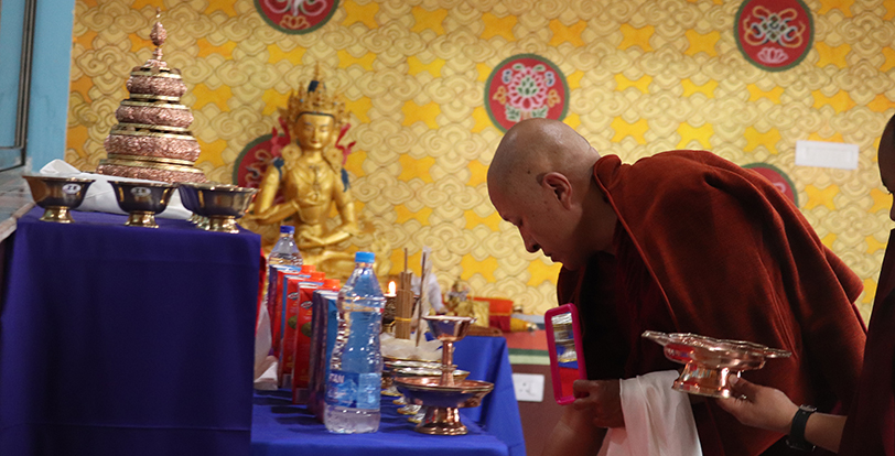 Consecration of College Lhakhang and Talk on Mindfulness